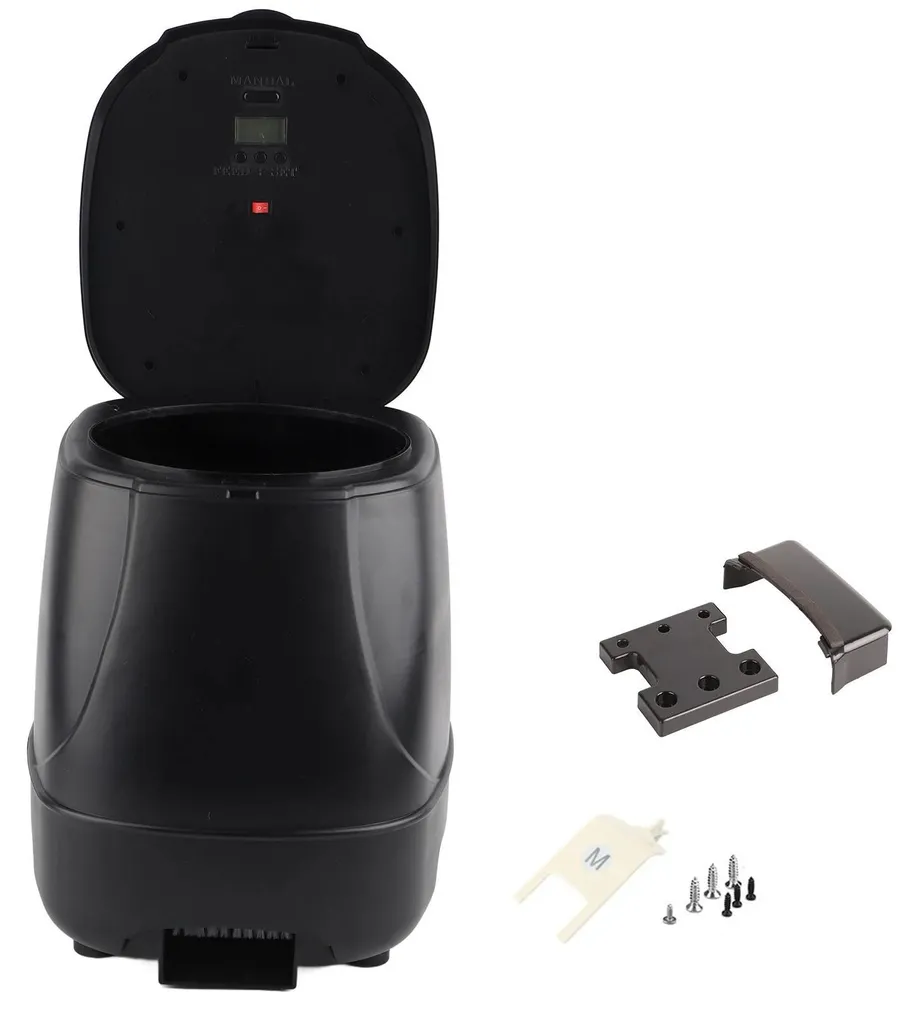 Distributeur automatique de nourriture extérieur pour bassin et aquarium