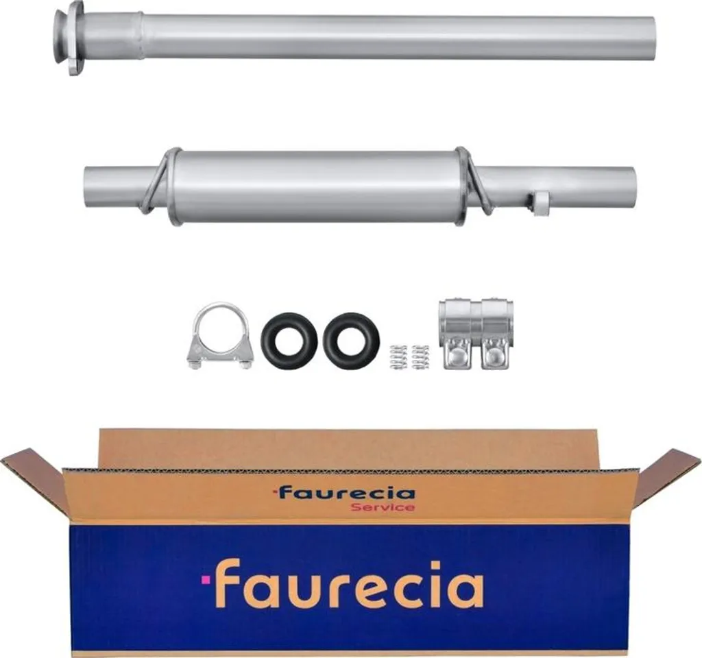 Réparer échappement SEAT Ibiza I avec silencieux FAURECIA Easy2Fit fiable