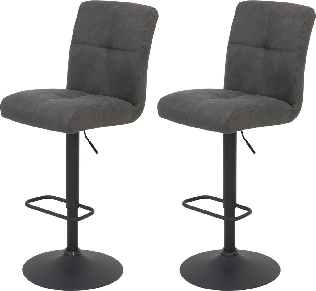 Hela Tische, 2er Set Barhocker Hocker LENI -Bezug Produktbild 