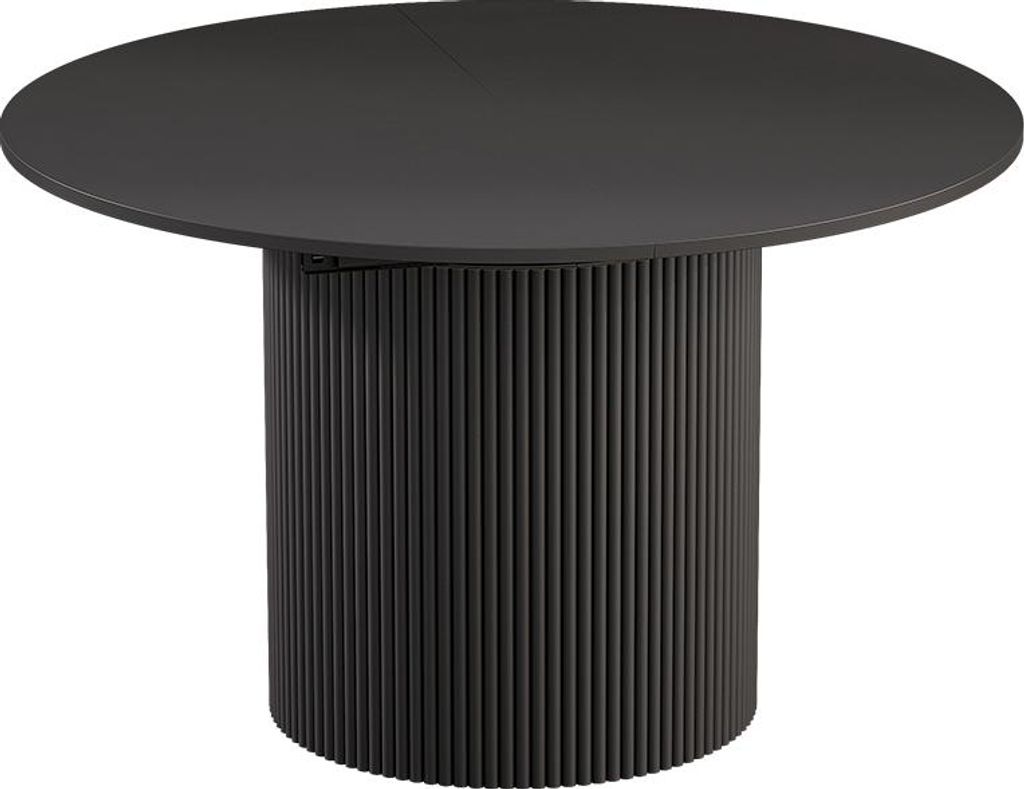 Esstisch Vicco Calero Schwarz 120-200 x 60 cm ausziehbar, Produktbild 