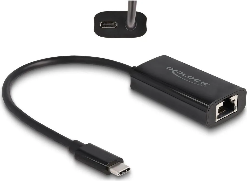 Delock 61026 USB-C Gigabit Ethernet + Power Delivery 100W Tech-Spec