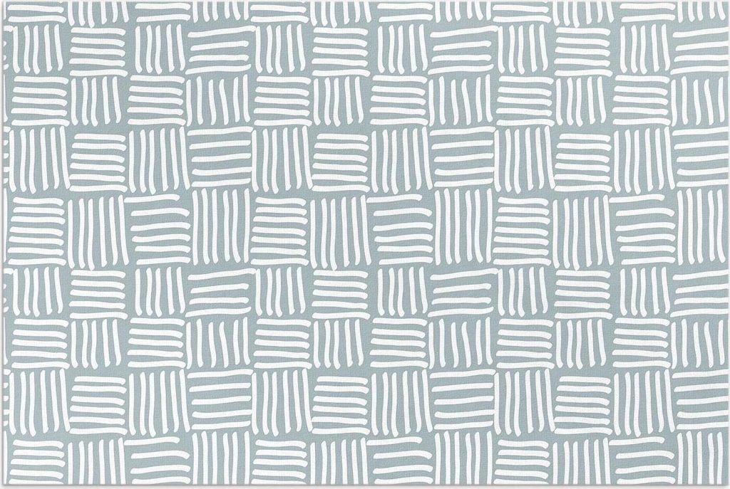 Boho geflochtenes minimalistisches Muster – Vinylteppich – 120x180 cm – Outdoor Teppich – Terrasse – Wetterfest – Modern