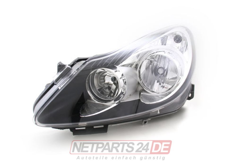 Johns, Scheinwerfer Halogen passend für Opel Corsa D 06-10 Produktbild 