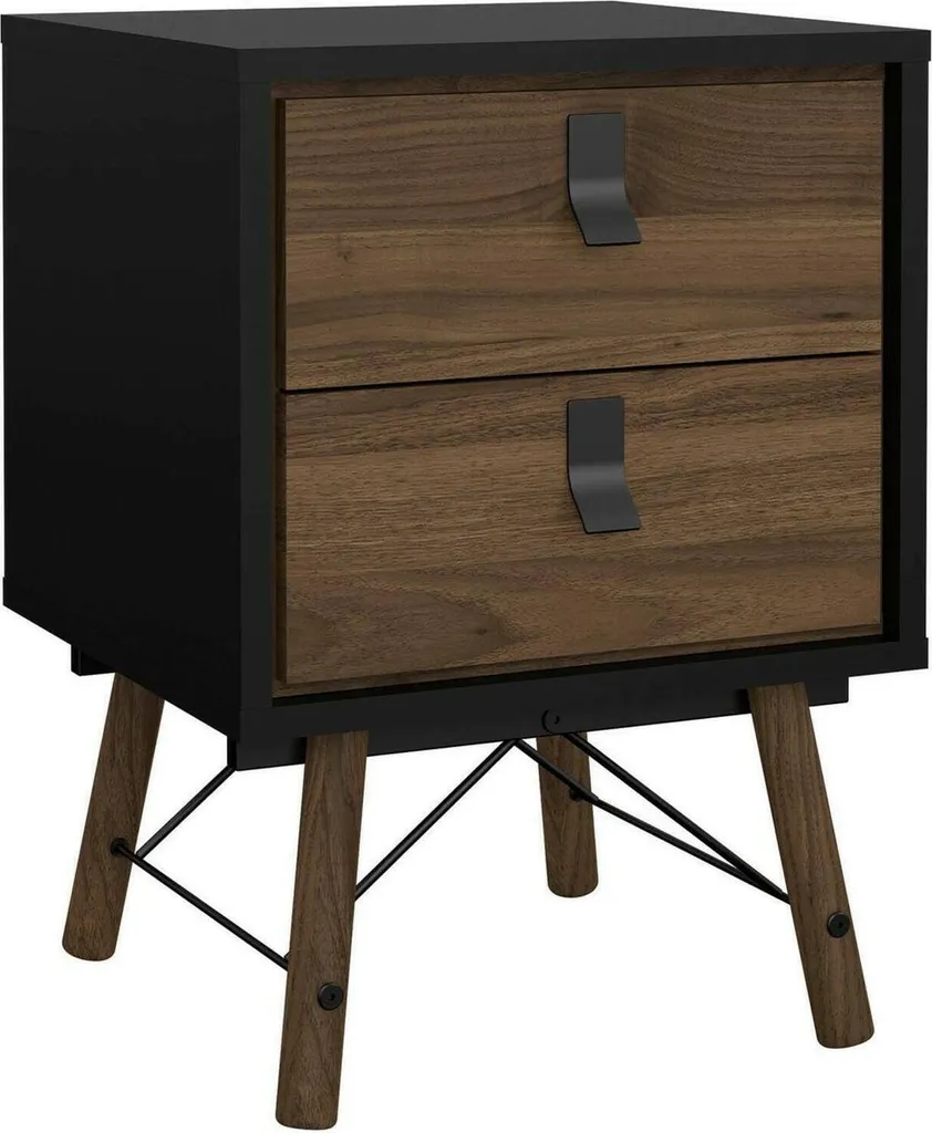 Petite Table de Chevet Noire Jean : Gagnez de la Place avec Élégance