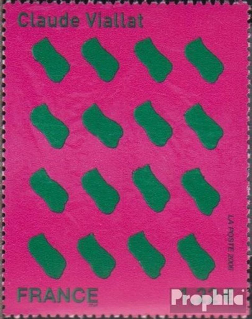 Briefmarken Frankreich 2006 Mi 4081 (kompl.Ausg.) postfrisch Claude Viallat
