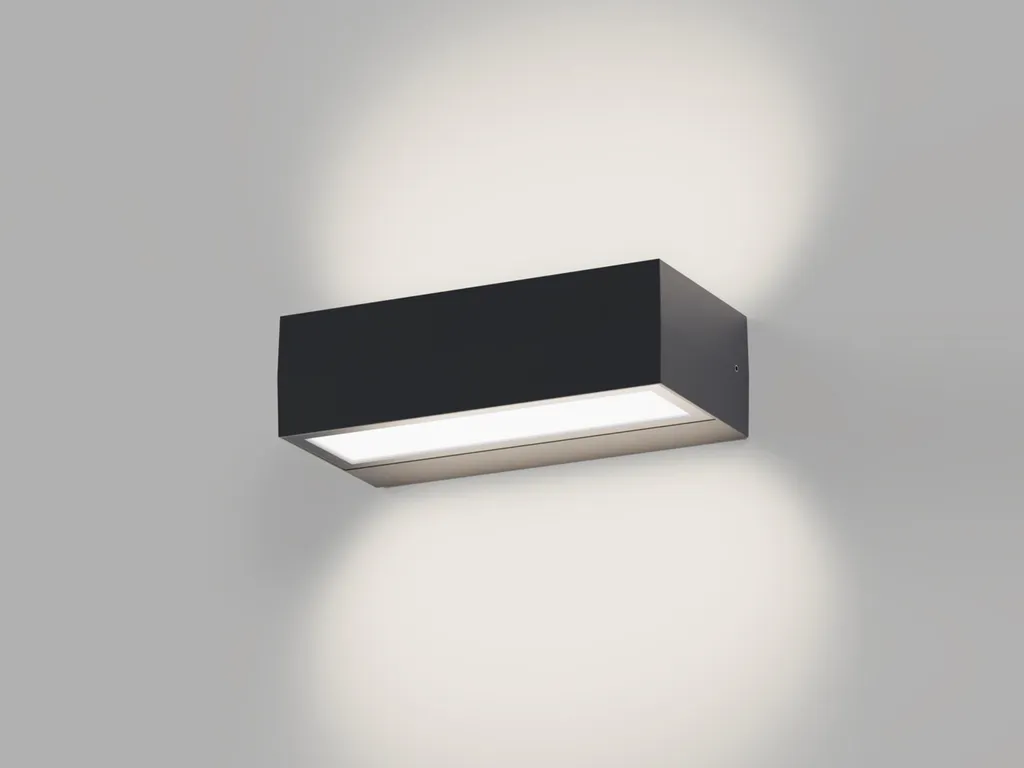 Applique murale extérieur KVADER II anthracite LED2 5238354 design cube