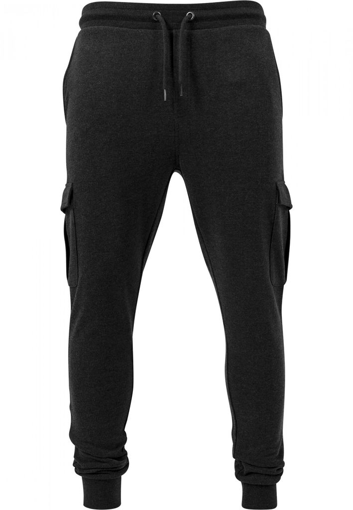 Urban Classics - FITTED Cargo Sweatpants charcoal - XXL