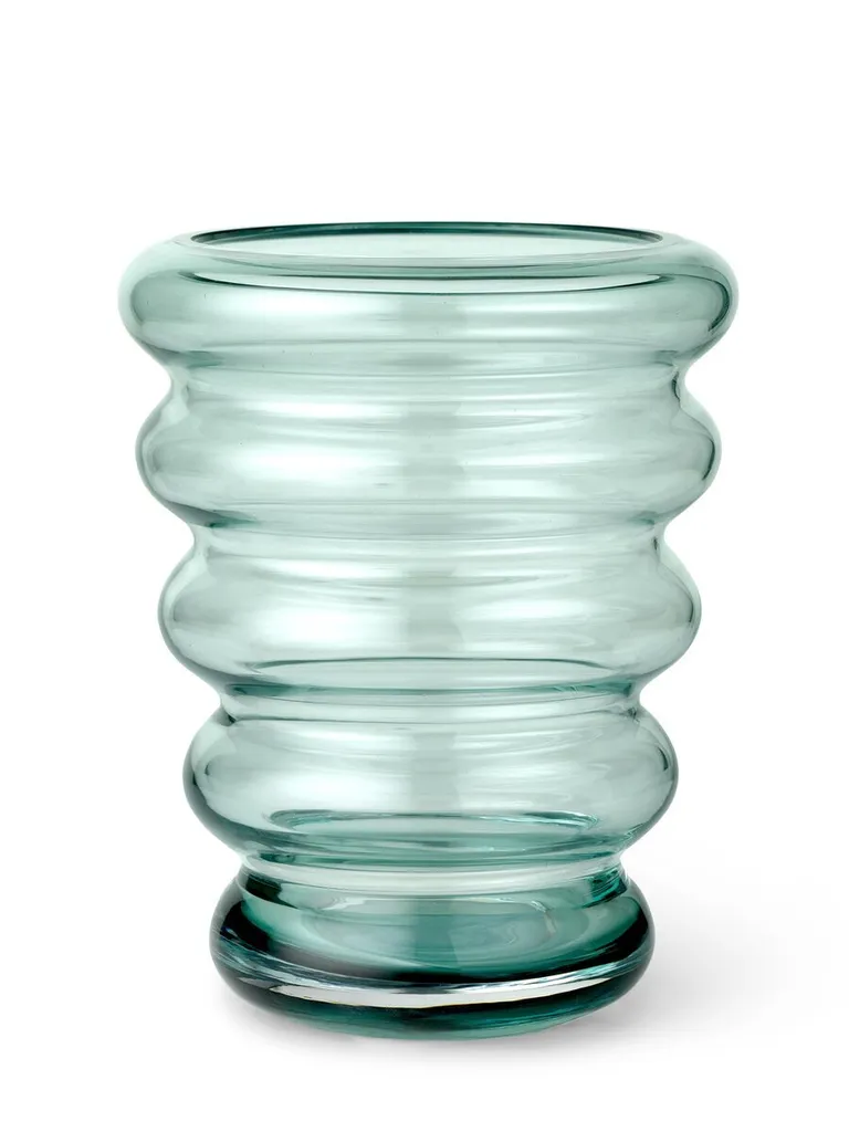 Vase en Verre Menthe Rosendahl Infinity H20 pour Bouquets Modernes