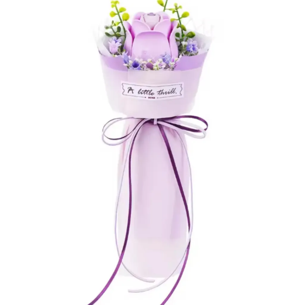 Puzzle 3D Lila Rose 54 pièces - Bouquet de fleurs DIY déco élégante