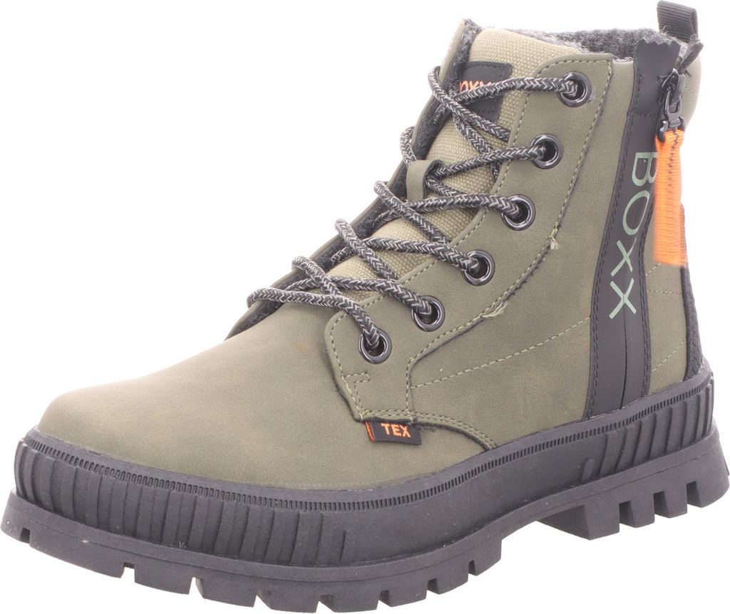 BOXX Herren-TEX-Schnürstiefelette Oliv-Grün, Farbe:grün, EU Produktbild 2
