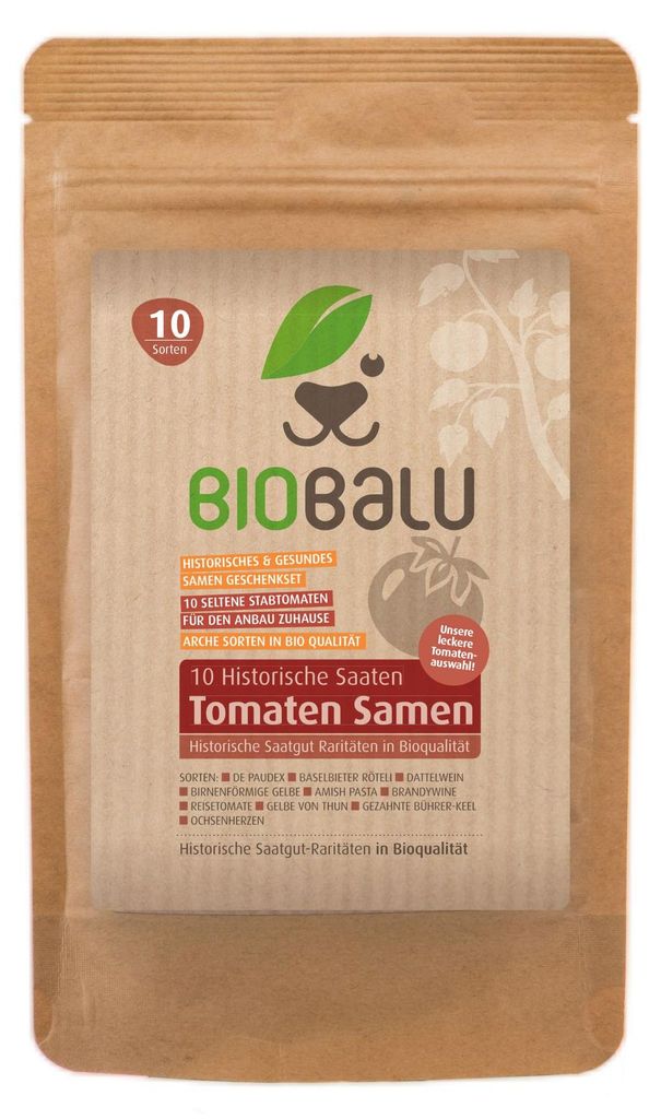 Artikelbild 1 von 'BIO Tomatensamen 10 Alte Sorten Set' aus der Kategorie Gemüsesamen-Sets