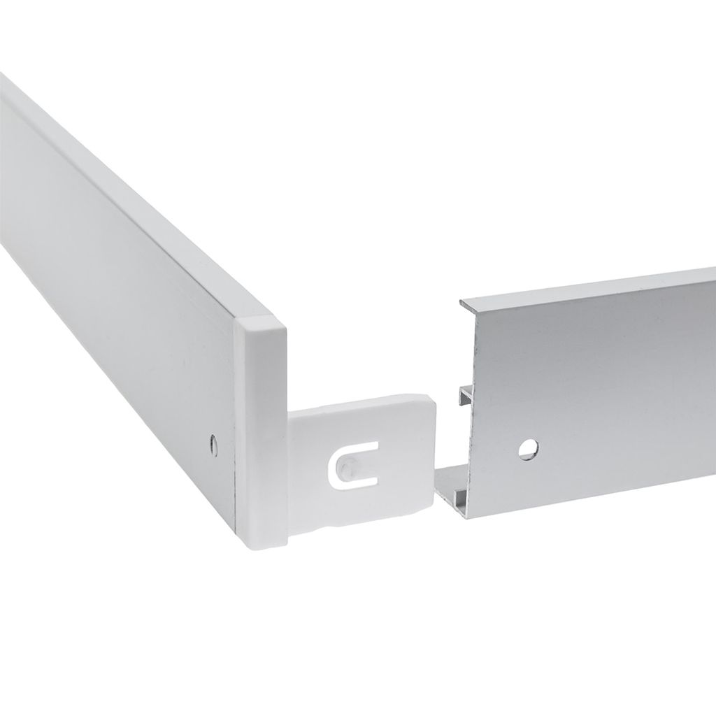120x30-RGB+CCT LED Bluetooth Mesh Smart Aufbau-Panel Deckenleuchte dimmbar (APP) Steuerung (mit Aufbaurahmen)