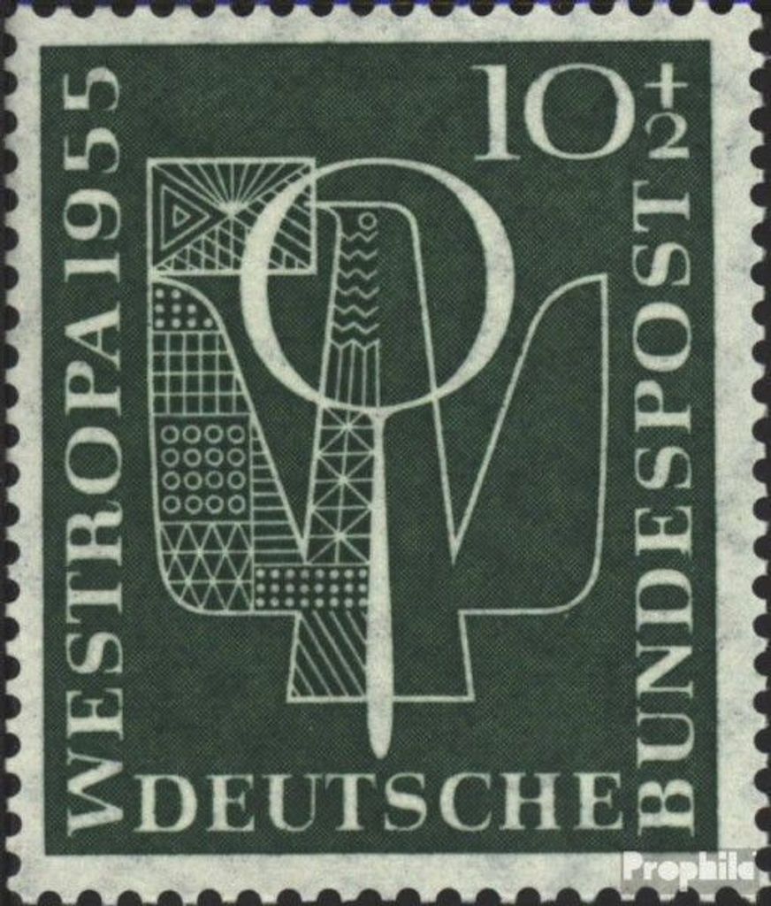 Briefmarken BRD (BR.Deutschland) 1955 Mi 217 gestempelt Internationale Briefmarkenausstellung