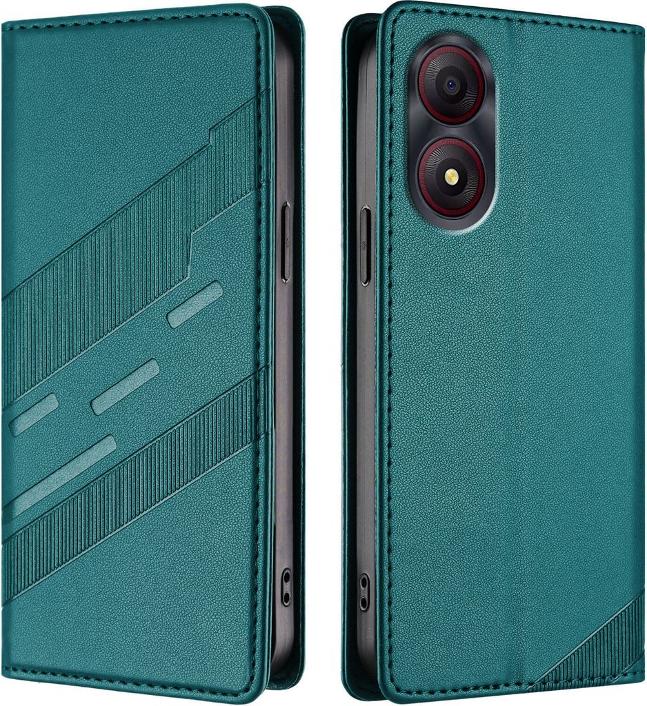 Hülle für ZTE Blade A34, Kunstleder Brieftaschen Handyhülle Produktbild 