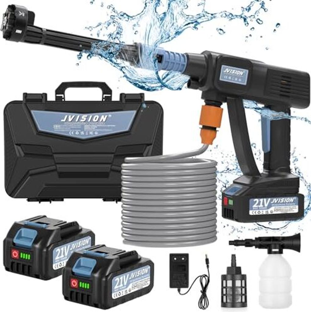 Batteriedruckunterlegscheibe, Hydro-Explosion, Multifunktionelle Waschmaschinen 6-in-1, mobile Autos, Terrasse, Fenster
