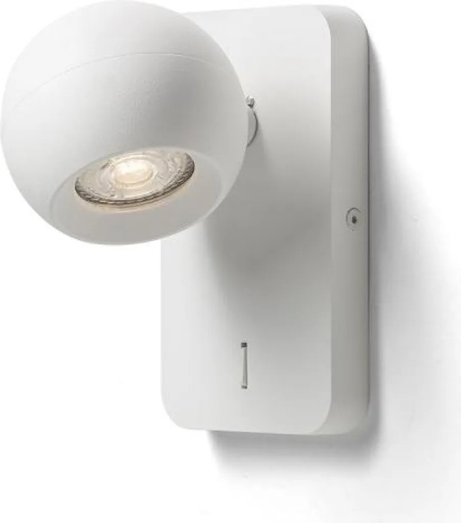SIENA lampada da parete bianca 230V GU10 50W