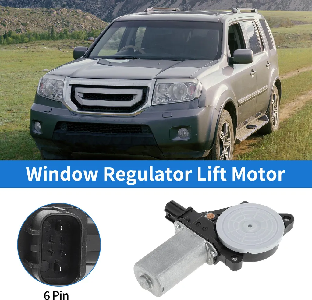 Réparer Lève-Vitre Honda Pilot 2009-2015 avec ce Moteur Avant Droit 6 Pin