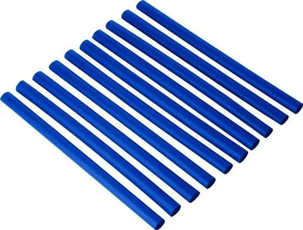 Manchons isolants thermorétractables bleus de 480mm en pack de 10