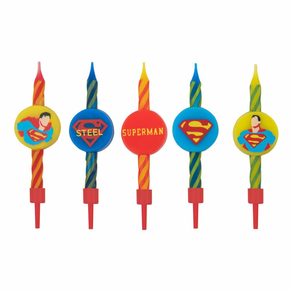Superman Geburtstagskerzen Produktbild 