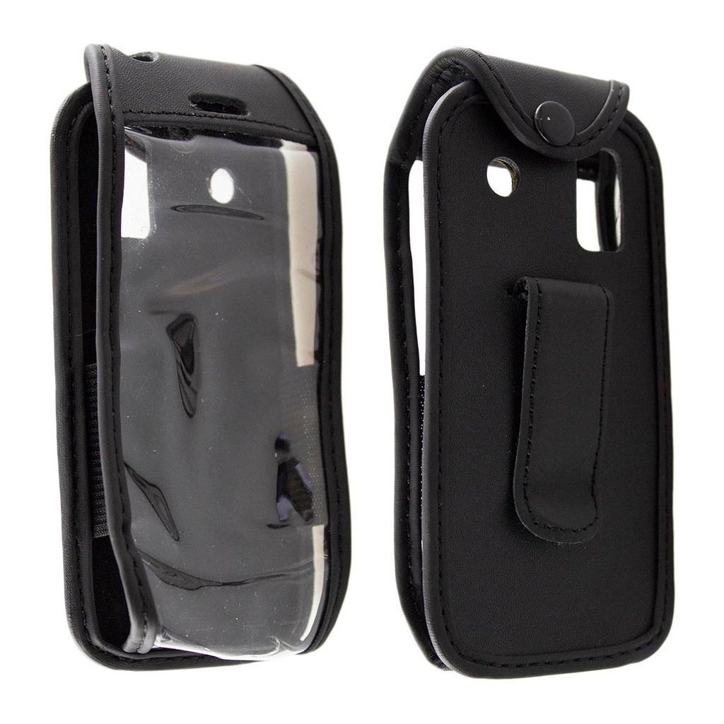 Ledertasche Für Cat B35 Mit Gürtelclip - Robust & Mit Sichtfenster