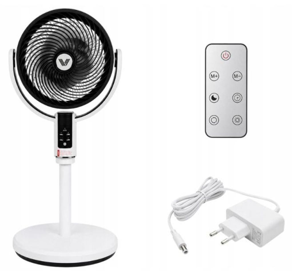 Verk 16044 Standventilator mit Schwenkfunktion, 24 W, 10 Produktbild 
