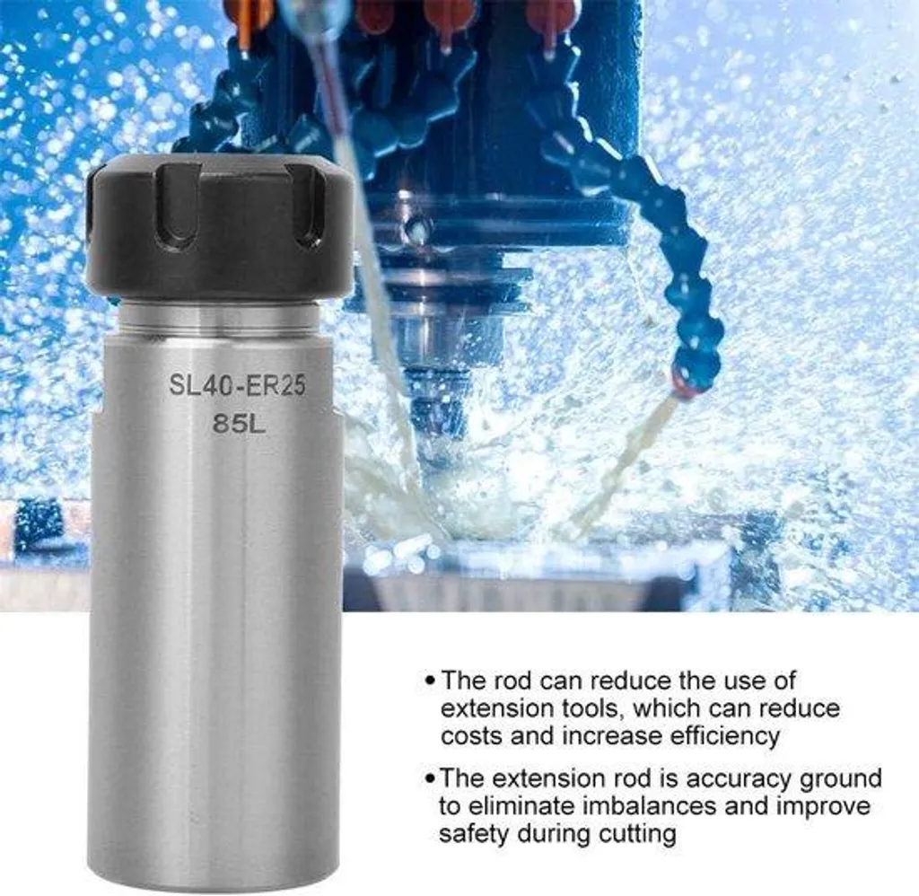 Tige d'extension mandrin à pince CNC SL40 85L haute précision acier