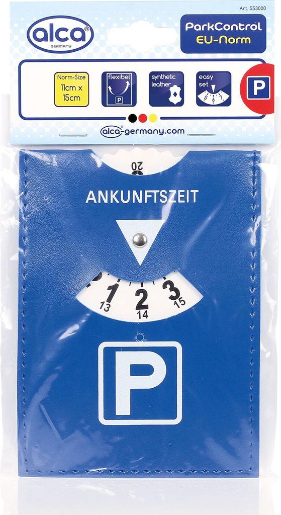 parkovací kotouč alca® podle normy EU - žáruvzdorný, Obrázek produktu 