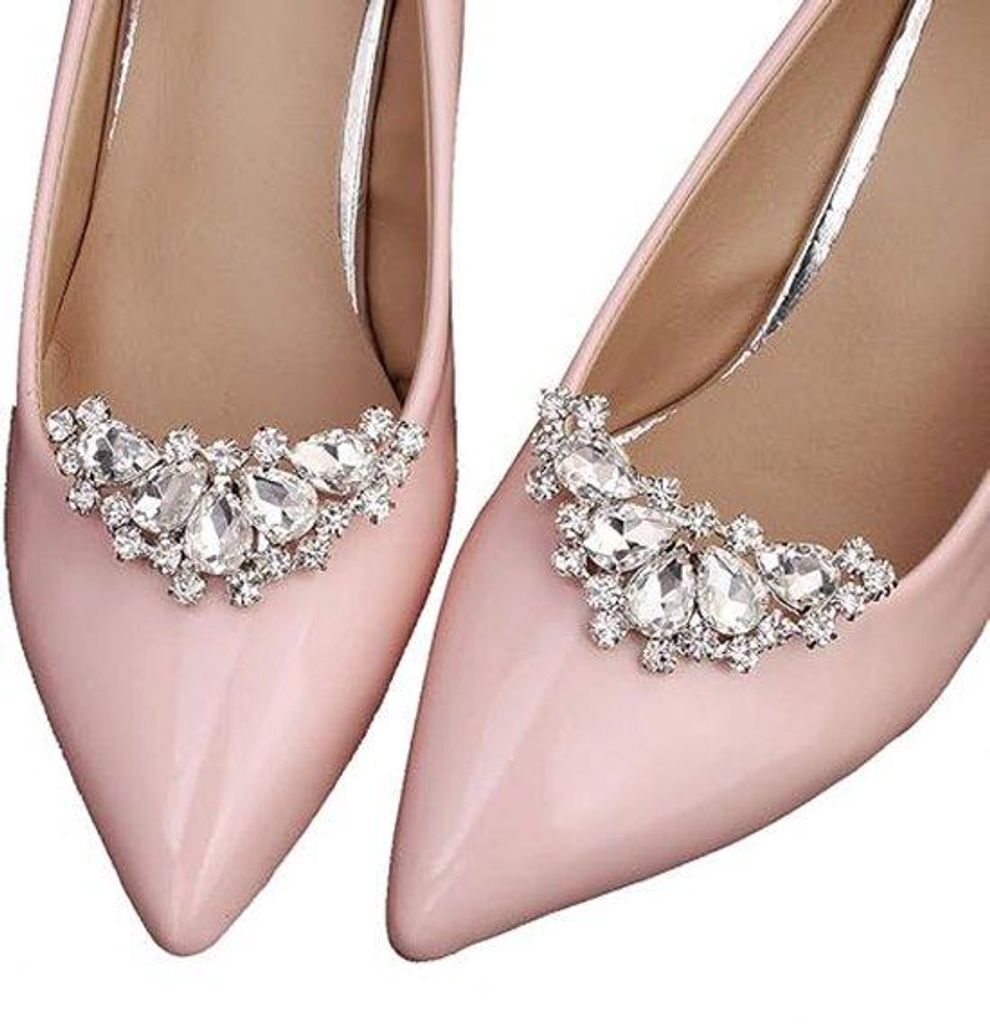 Schnürsenkensets - Hochzeitsschmuck - Schmucksets - 2 Stück - Glitzerhochzeitsschmuck - Bänder - abnehmbarer Schmuck - für Hochzeit - Hochzeit ...