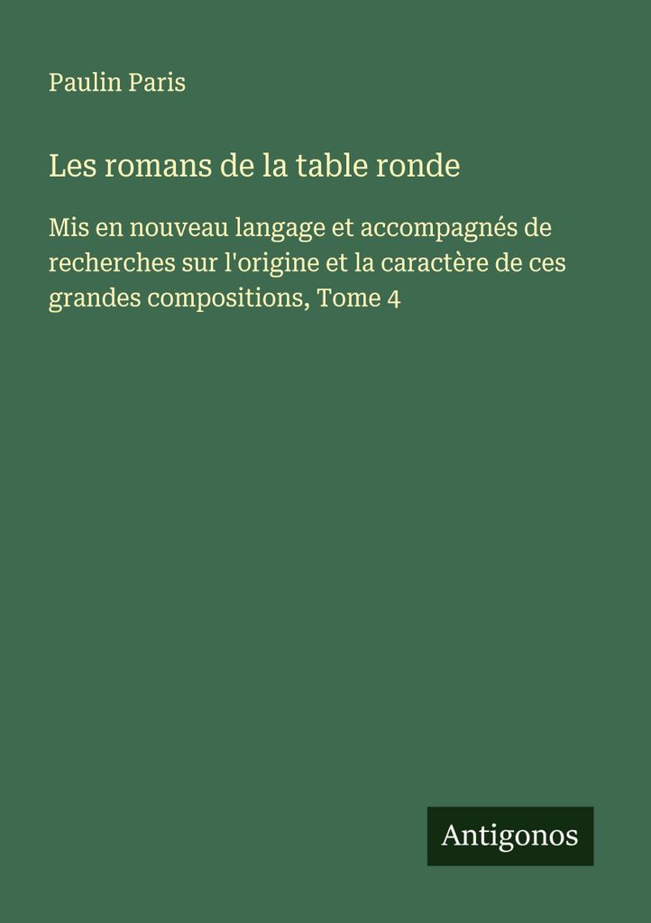 Die Romane des runden Tisches