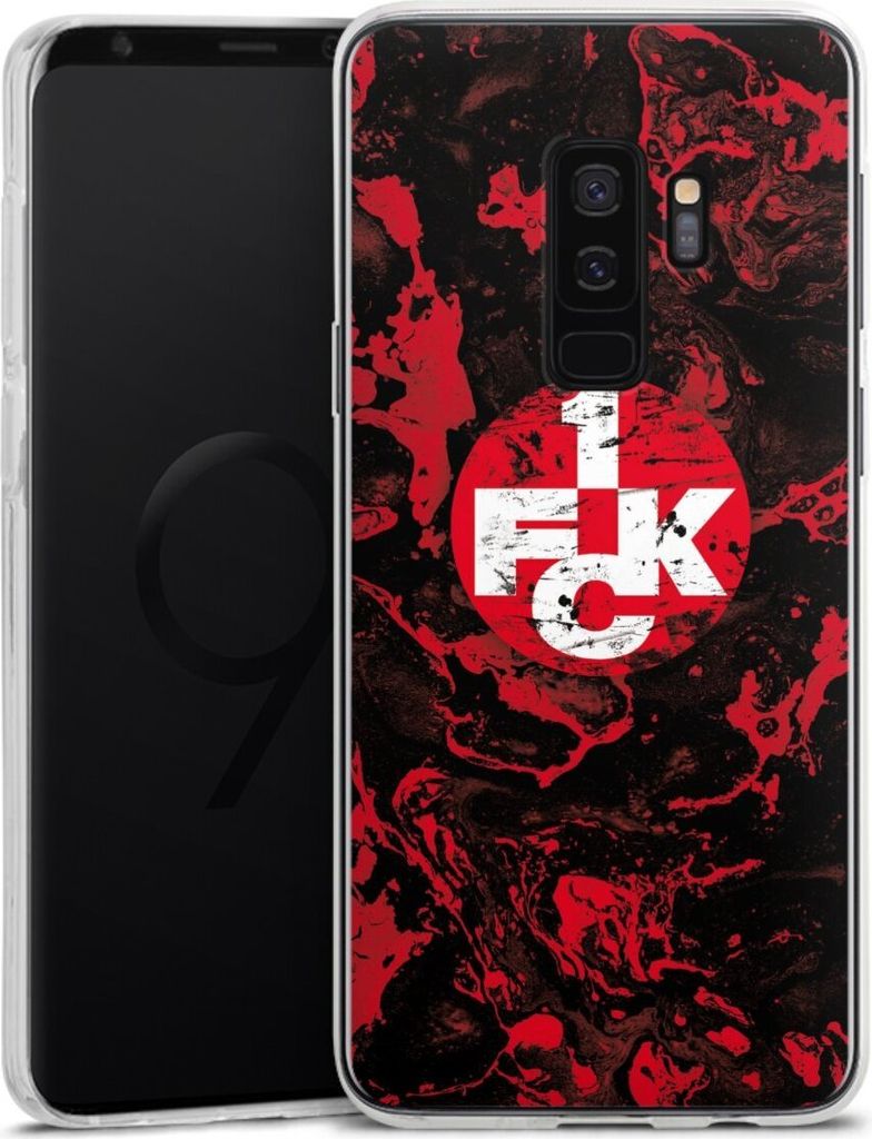 DeinDesign Handyhülle für Samsung Galaxy S9 Plus Duos Silikon Hülle Case Smartphone Schutzhülle 1. FC Kaiserslautern 1. FCK Logo