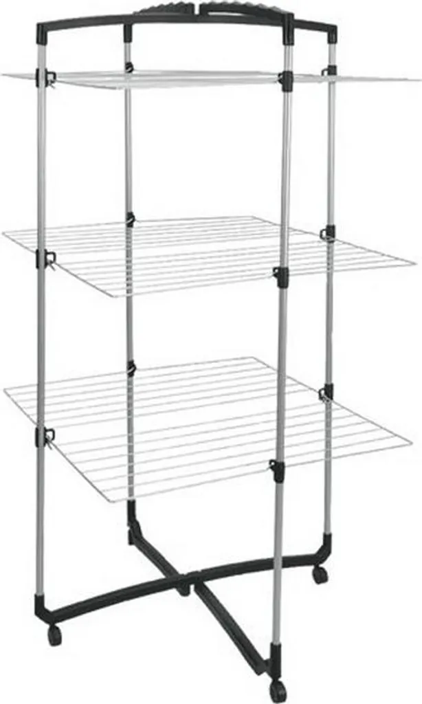 Étendoir à linge vertical tour 28m Faro Metaltex pour petit espace