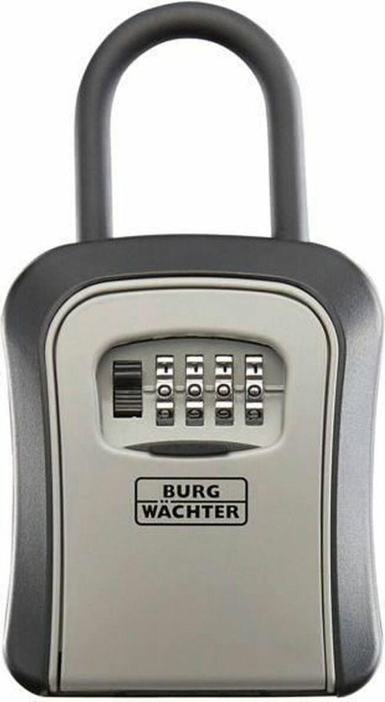 Schlüsseltresor Burg-Wachter 50 SB Zum Aufhängen 10,5 cm Edelstahl
