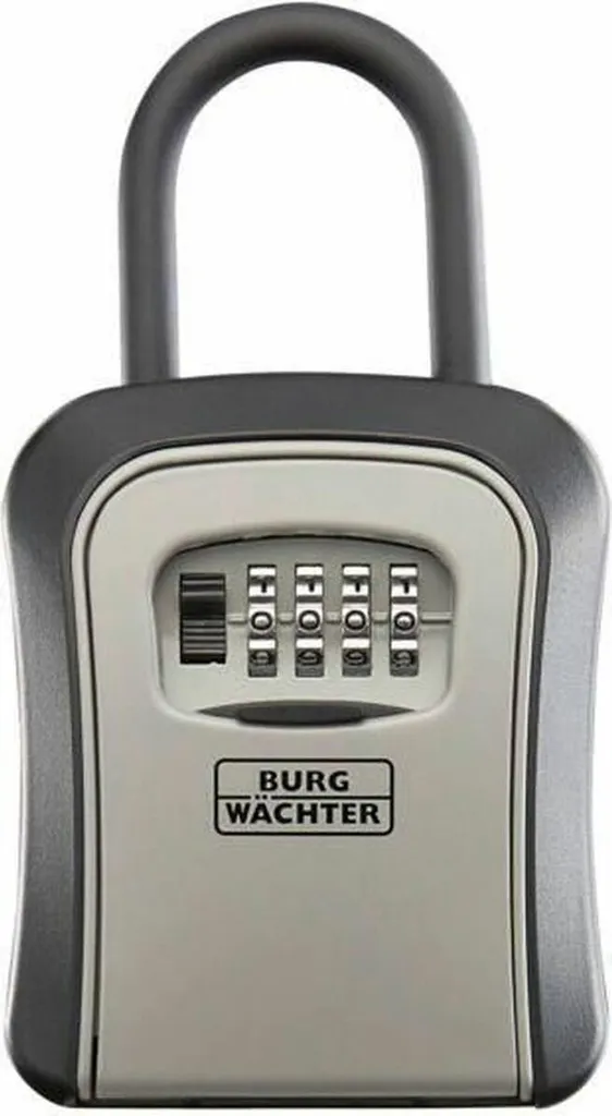 Boîte à clés sécurisée Burg-Wächter 50 SB Inox à accrocher 105 mm