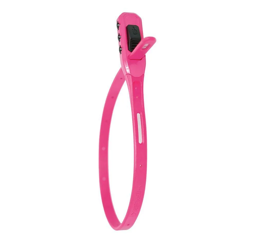 Antivol Serre-câble à Code Hiplok Z Lok Combo ZCOM1PK Taille OS en Rose