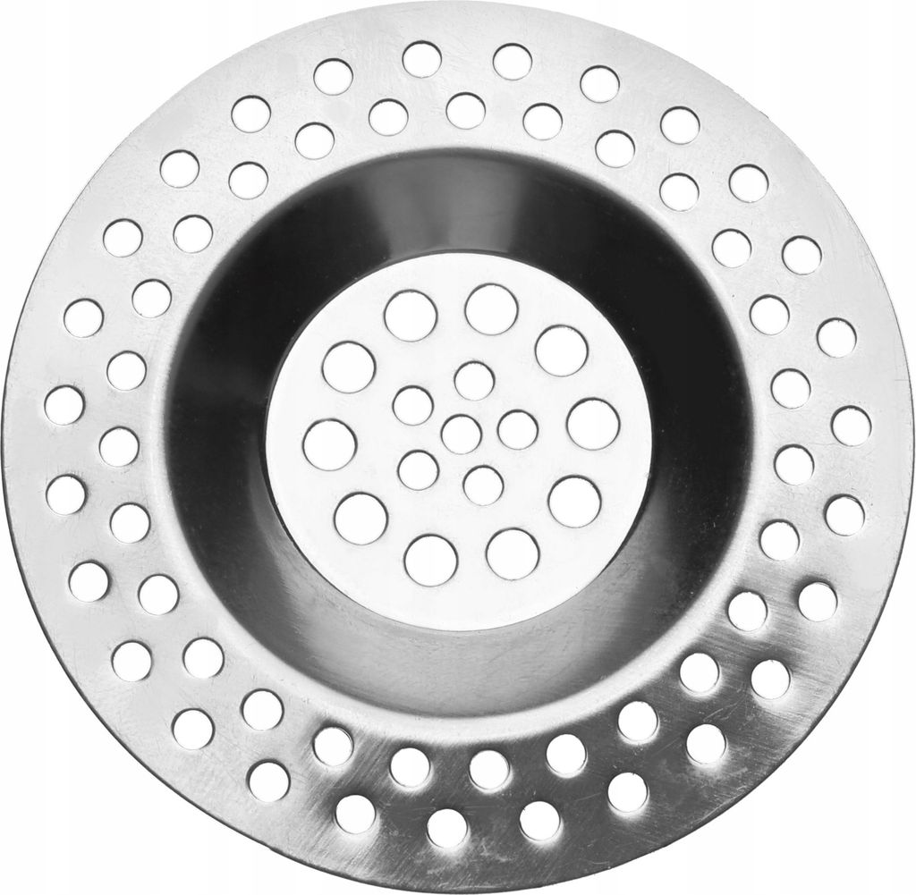Abflusssieb aus Metall, 2 Stück