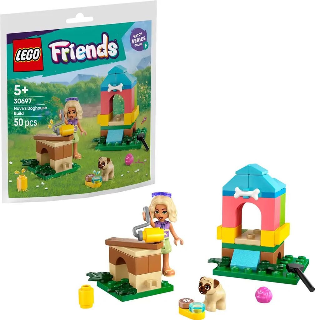 Vlastnoručne postavená psia búda LEGO Polybag Friends Nova Obrázok produktu 