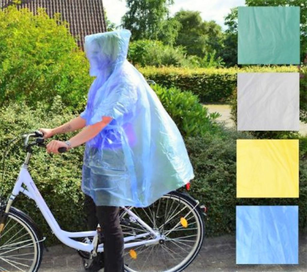 Filmer 46.852 Fahrrad / Freizeit Regenponcho - PE Regenschutz