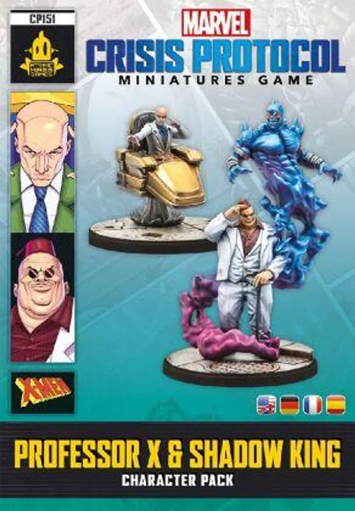Pack de Figurines Marvel Crisis Protocol Télépathes Professeur X et King