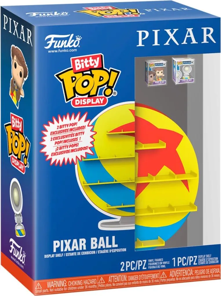 Support Bitty Pop Display Pixar Ball pour protéger vos micro-figurines 10cm