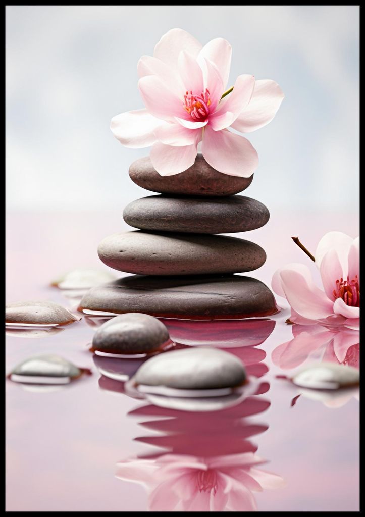 Poster 70x100cm Ruhige Reflexion