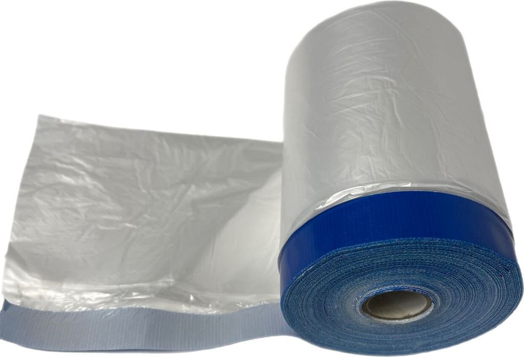5x Gewebe Masker 2400mm/20m Abdeckfolie Klebeband Abklebeband Gewebe Masker