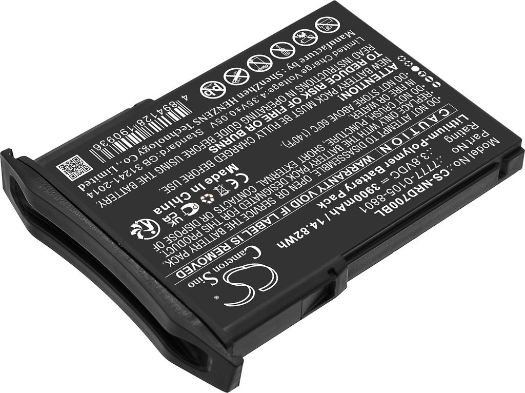 TECHTEK Akku Kompatibel mit [NCR Orderman] 7, 7 MSR, Produktbild 