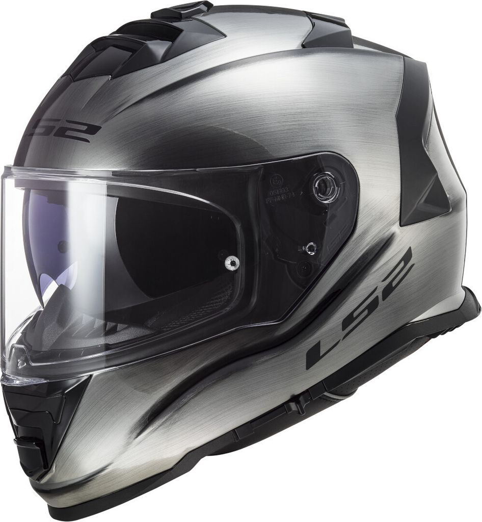 LS2 FF800 Storm II Jeans Helm, schwarz/titan, S (55/56)