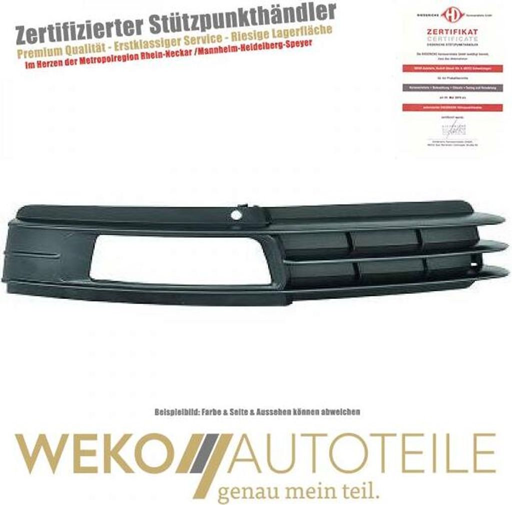 Lüftungsgitter Stoßstange links DIEDERICHS 1027049 für AUDI