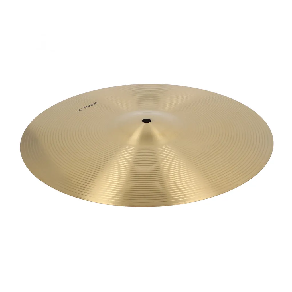Cymbale de batterie jazz en laiton jaune brillant, modèle JZ-14