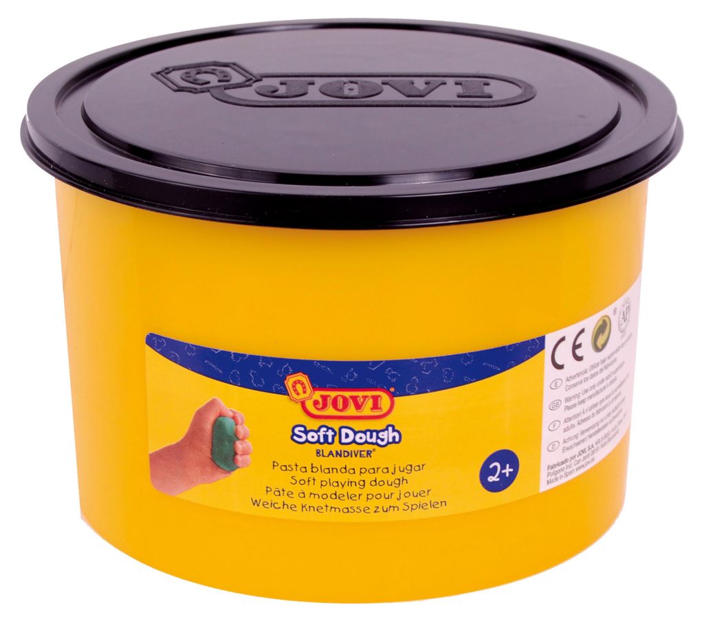 Jovi Soft Dough Modelliermasse für Kinder Black 460 g
