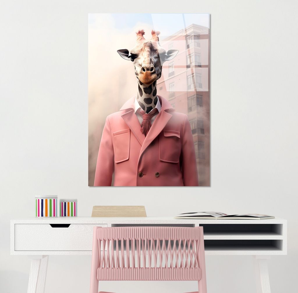 Wallity, UV-1171 - 70 x 100, Acrylbild, Mehrfarbig, 100 % gehärtetes Glas, 70 x 100 cm