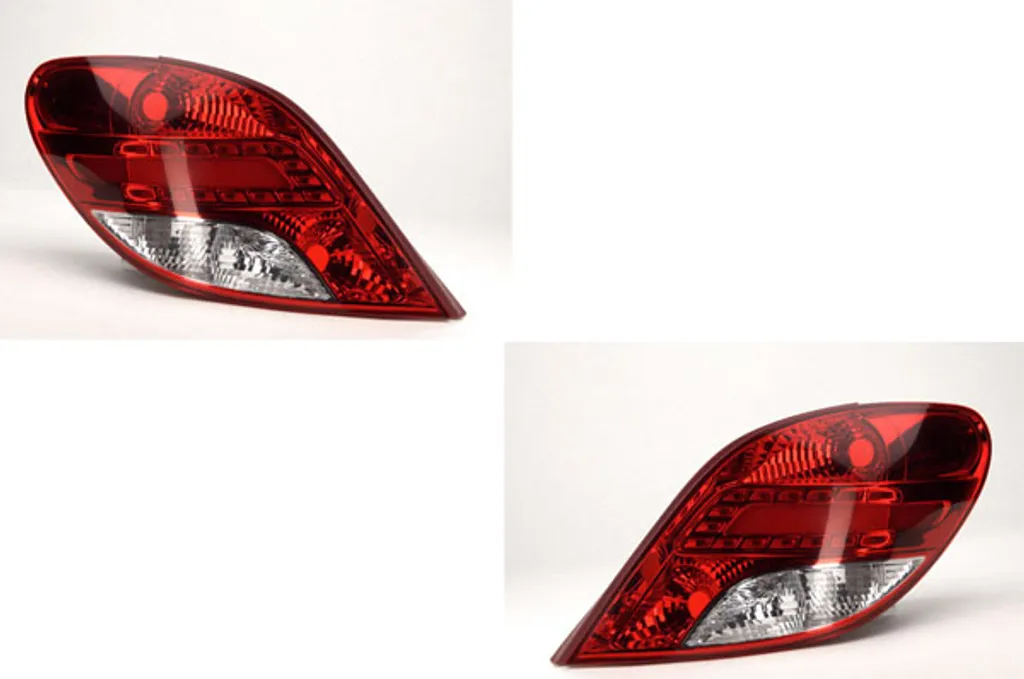 Johns, fanale posteriore a LED adatto per Peugeot 207 07/09- Set Li. Re. 6350HQ 6351HQ 9682S9