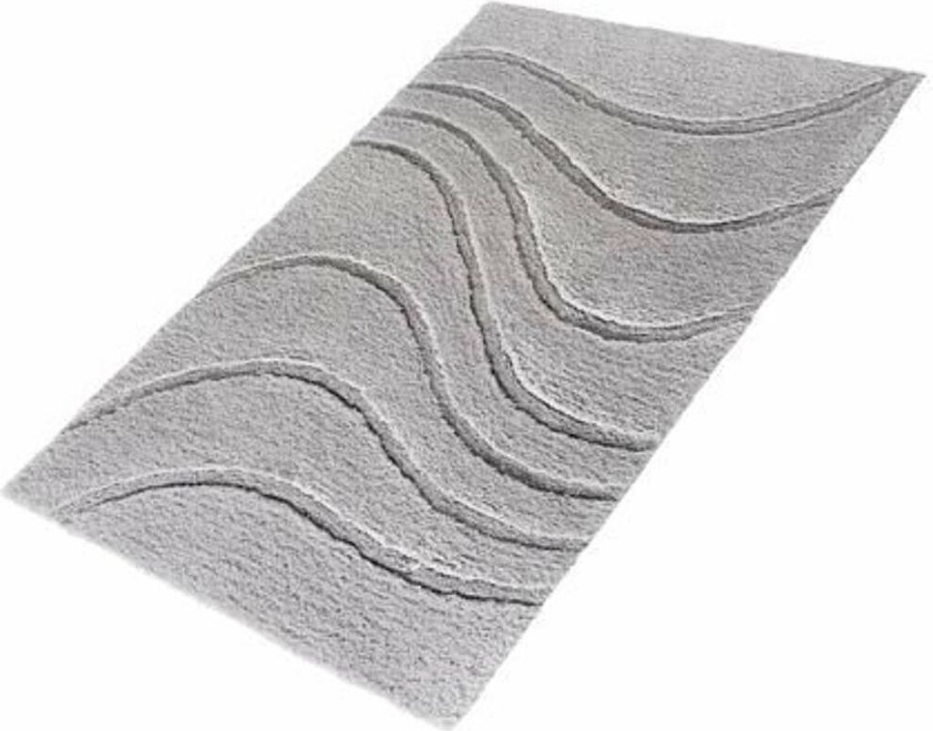 Ridder LA OLA Badvorlage 60x90cm Anti-Rutsch, Polyester, grau