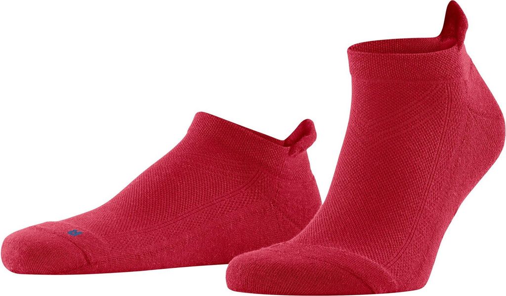 FALKE Uni Sneakersocken - Cool Kick, Socken, Polyester, einfarbig, kurz Rot 42-43